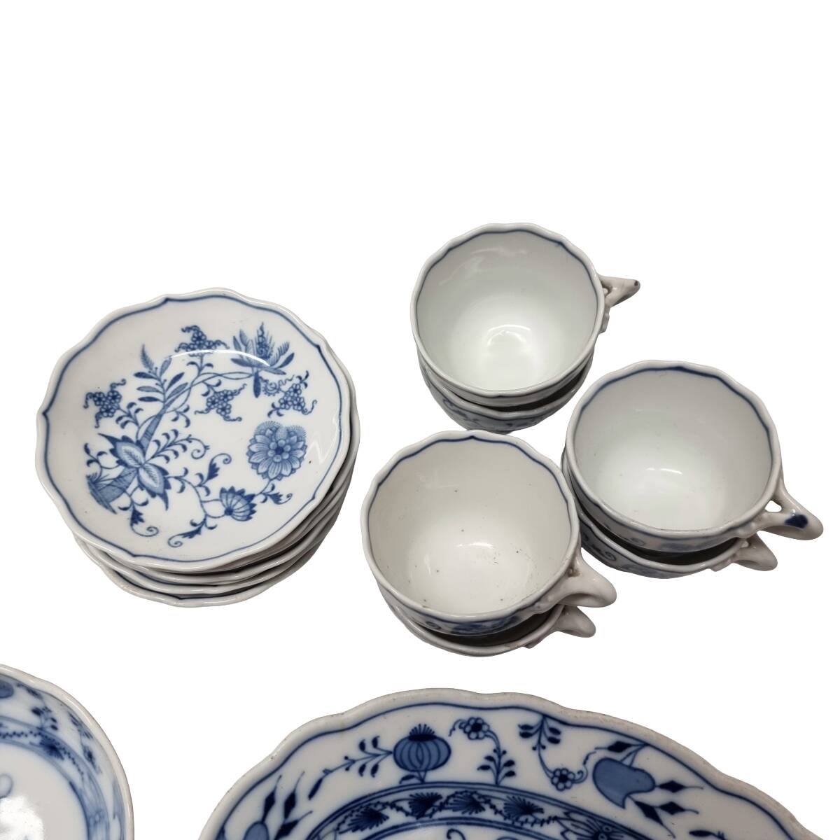 Various Porcelain Carl Teichert Meissen Tableware, from around 1900