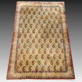 Large Oriental Rug Iran Ghoum, 4.07 x 2.45 M - Kurk Wool, Hand Knotted,