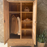 Art Deco wooden wardrobe