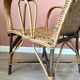 Fauteuil en rotin vintage