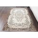 1970s Turkish Oushak Handmade Wool Cotton Beige Area Rug 114x197