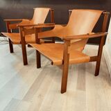 Paire de fauteuils Trienna Safari par Acking