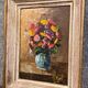 Oil painting on panel circa 1900