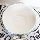 Antique salad bowl in Saint Amand earthenware, Guadeloupe model