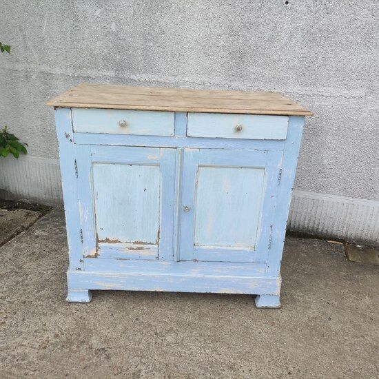 Antique patinated buffet