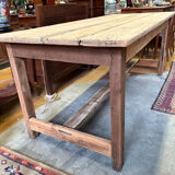 Old farmhouse table in solid wood with drawer – 182×76 cm –