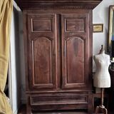large oak wardrobe 249 cm high