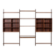 Kai Kristiansen rosewood wall unit for FM Mobler, Denmark, 1960s