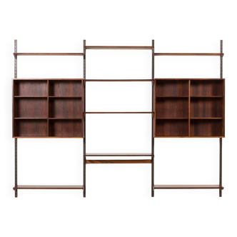 Kai Kristiansen rosewood wall unit for FM Mobler, Denmark, 1960s