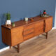 Retro teak 1960s long mid century sideboard by jentique