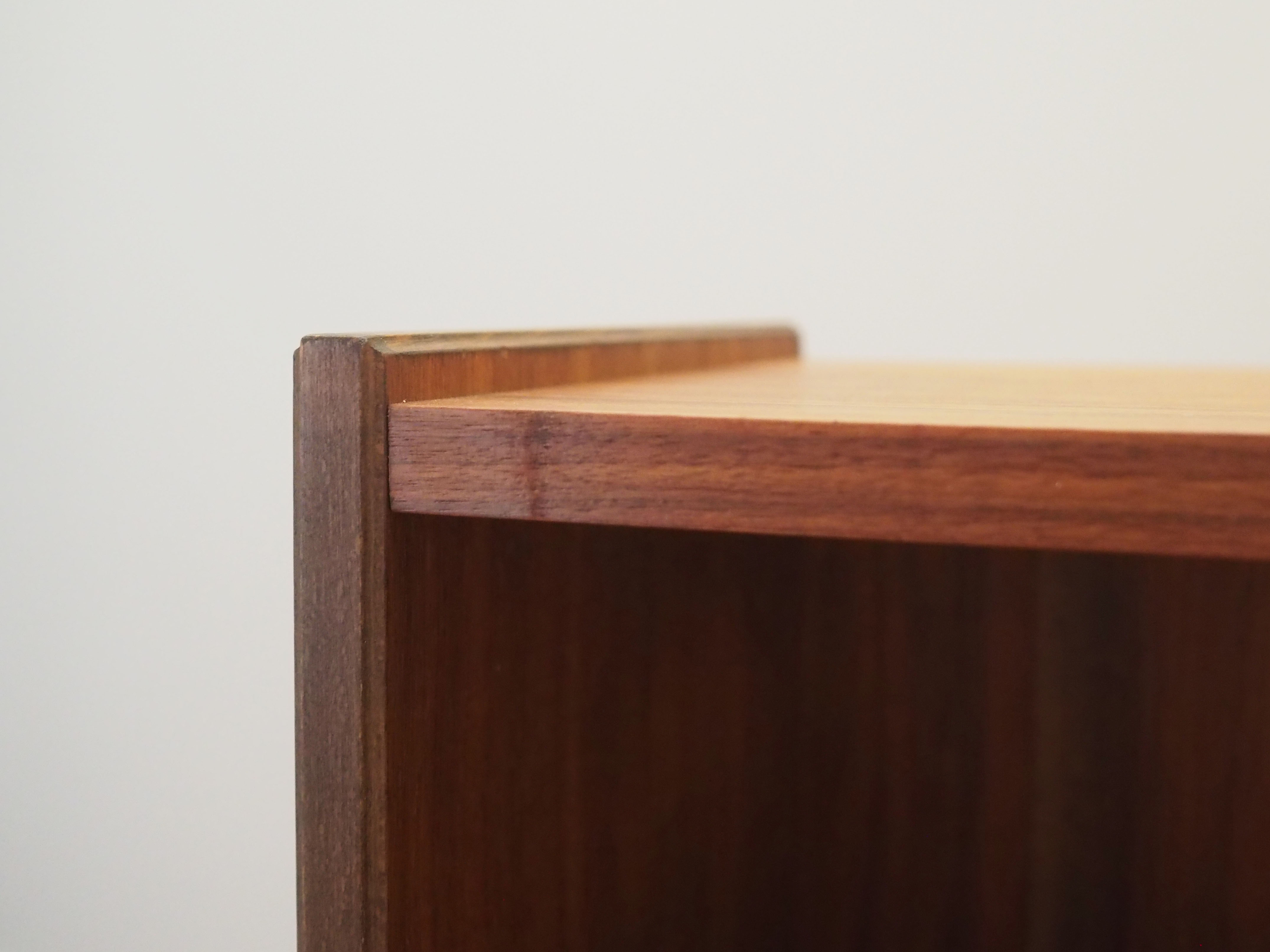 Teak bookcase, Danish design, 1970s, production: Denmark