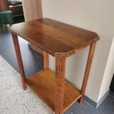 Art Deco selette in solid walnut