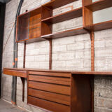 Danish modular teak shelf by Poul Cadovius 1960