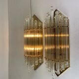 Pair of Hollywood Regency Sconces by Vadisa, 1980s