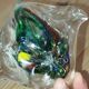 Vintage hand-blown glass swan sculpture – 1960s/70s