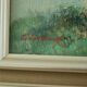 Huile sur toile vintage – « Sjöbodar »