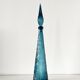 Vintage Italian glassware, bottle or carafe, 1960s, EMPOLI