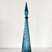 Vintage Italian glassware, bottle or carafe, 1960s, EMPOLI