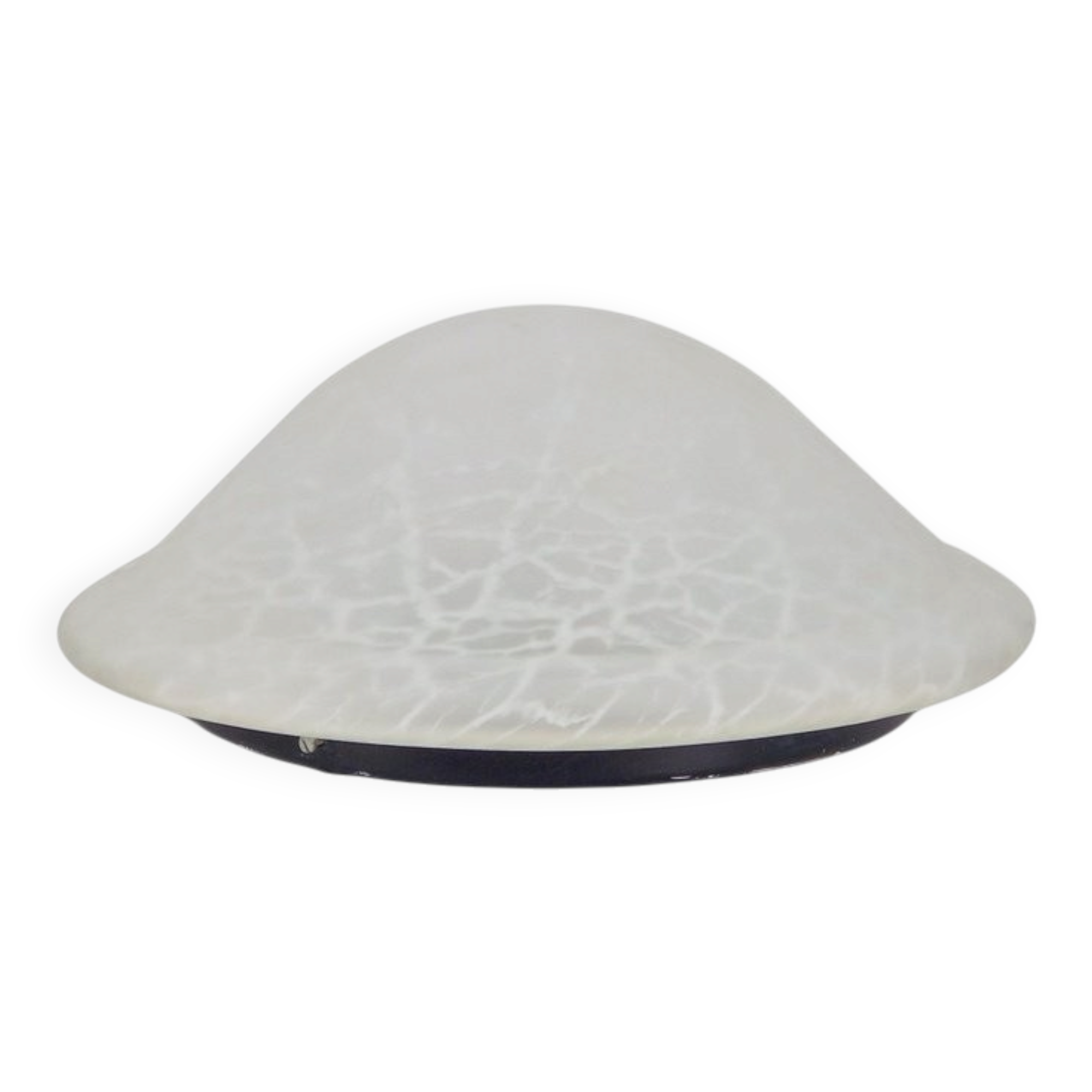 Vintage Mushroom Ceiling Lamp in Glass, 1970s