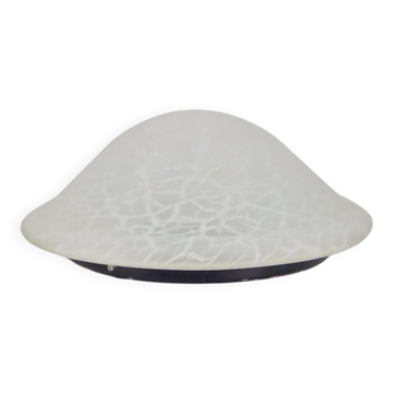 Vintage Mushroom Ceiling Lamp in Glass, 1970s