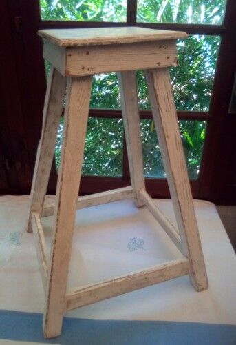 Wooden workshop top stool