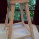 Wooden workshop top stool