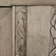 Armoire Art déco, 3 portes, 1 miroir, sablée