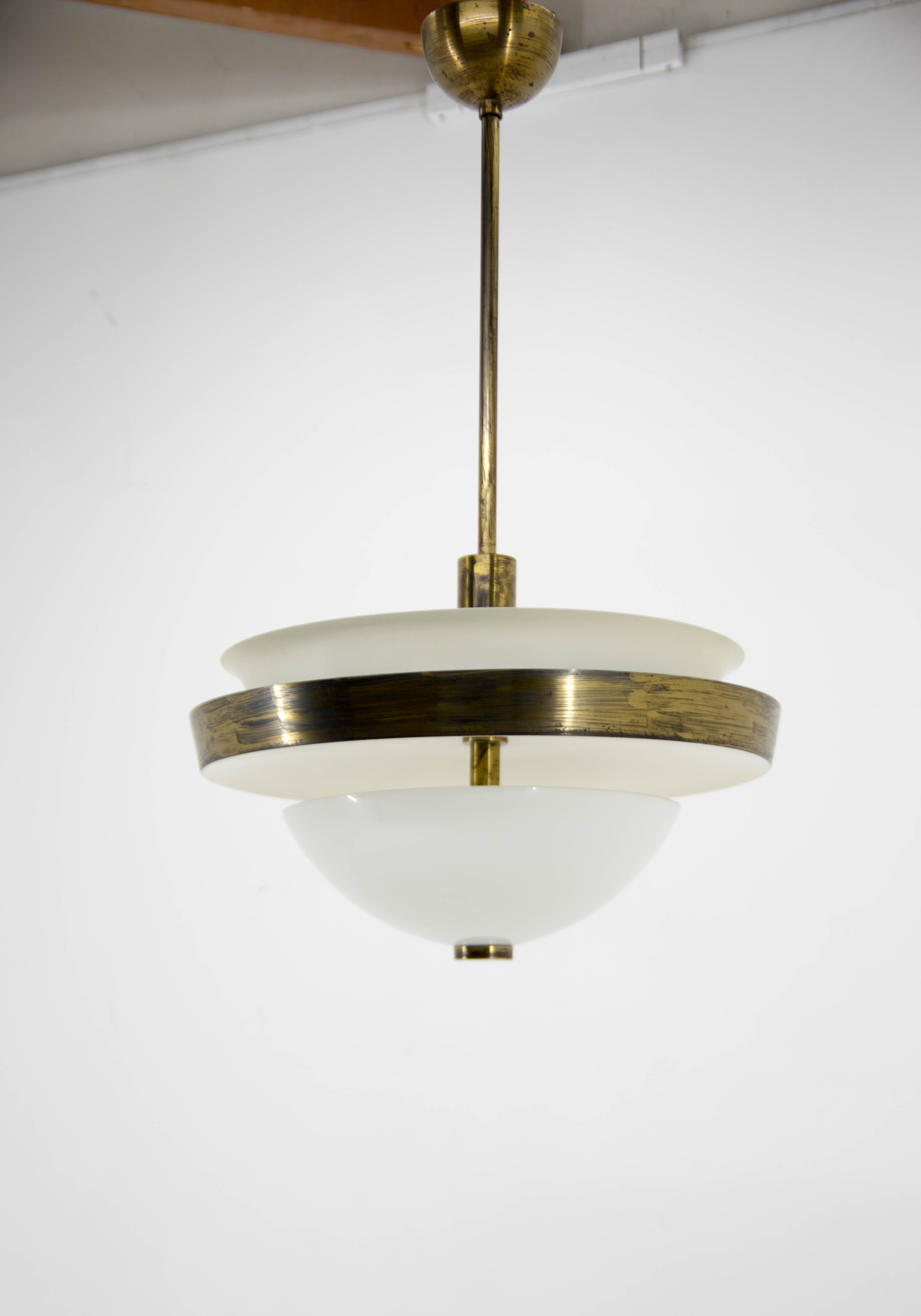 Bauhaus chandelier by ias, 1930s