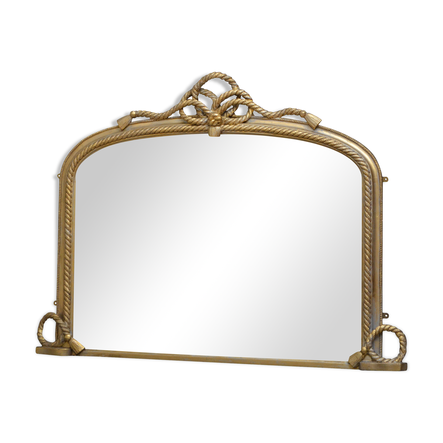 Victorian gilded wall mirror