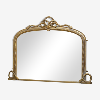 Victorian gilded wall mirror