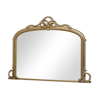 Victorian gilded wall mirror