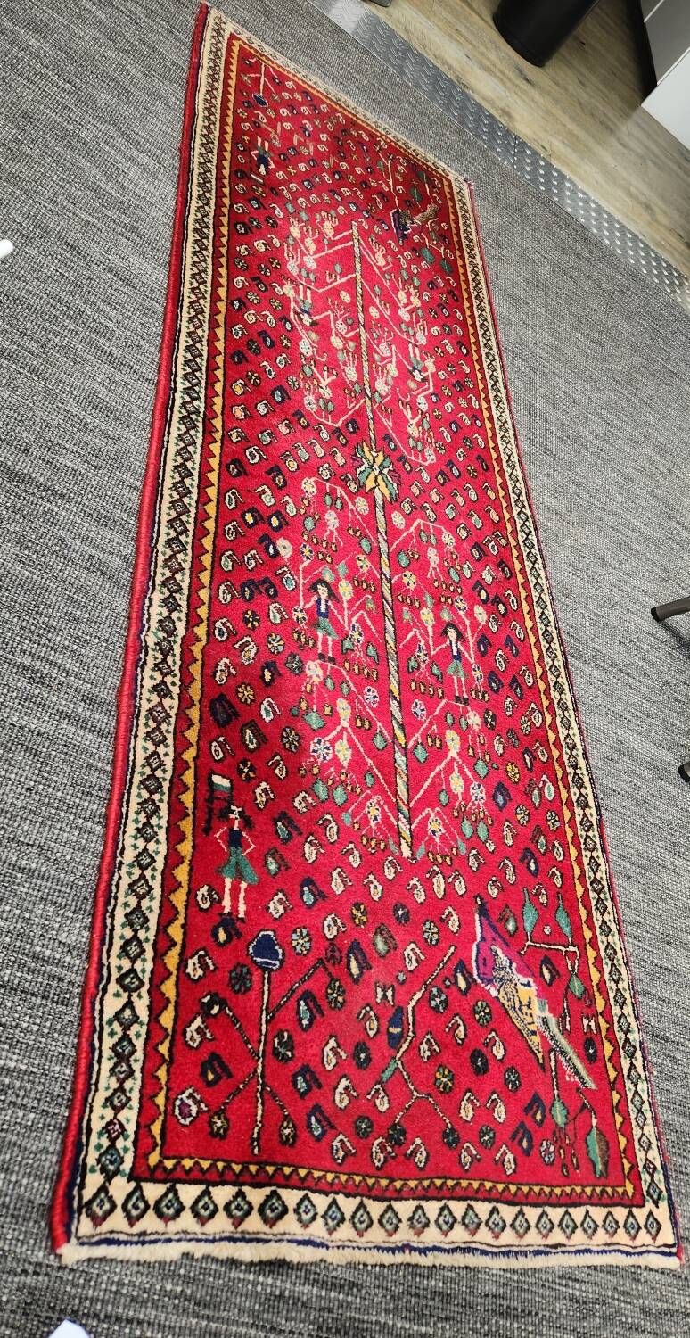 Old Persian hallway carpet