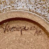 Glazed ceramic cup signed véronique 3 / 98