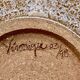 Glazed ceramic cup signed véronique 3 / 98