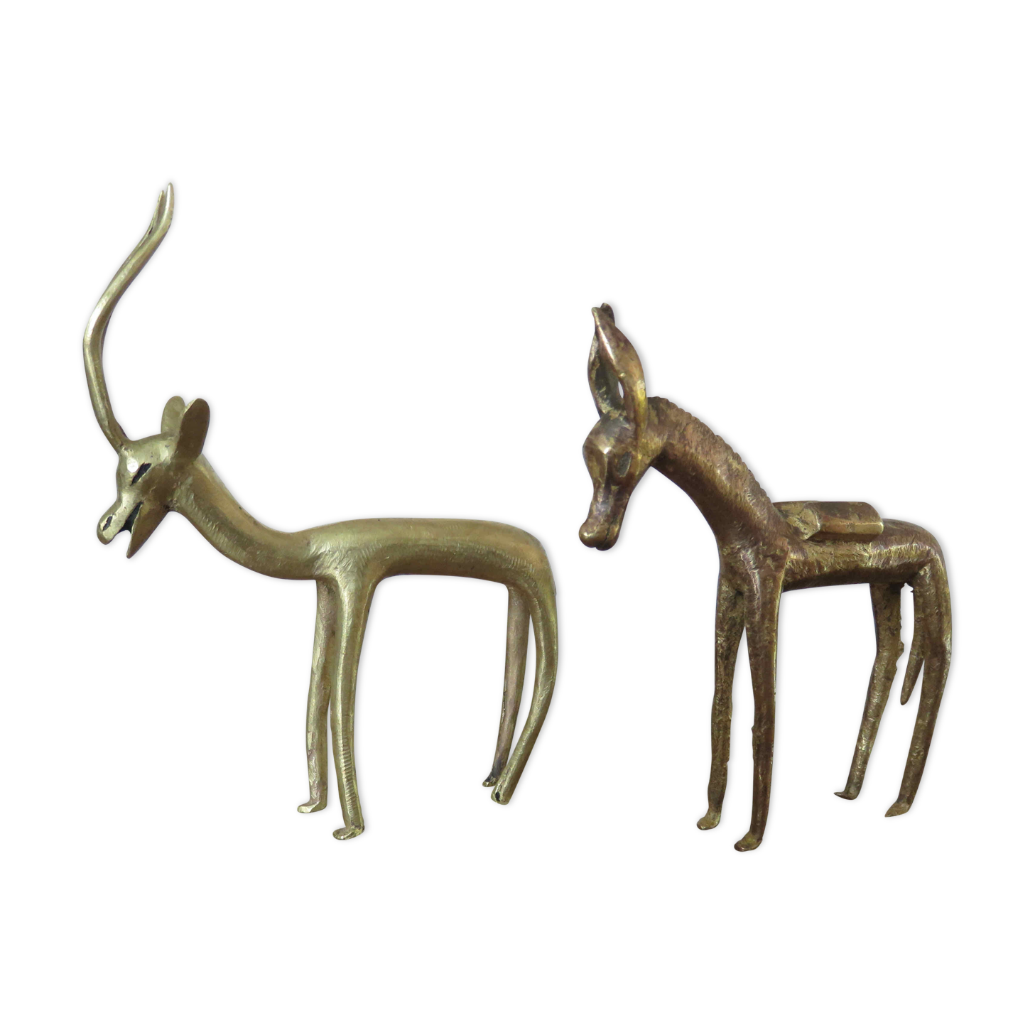 Brass ane and gazelle 70s