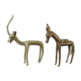 Brass ane and gazelle 70s