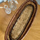 Panier en osier vintage