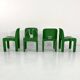 Universal green chair Model 4868 by Joe Colombo for Kartell, 1970