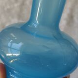 Blue opaline vase