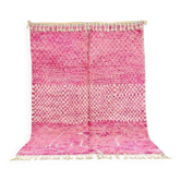 Magnifique tapis berbère rose pour votre espace traditionnelle 2/3 m