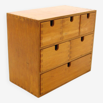 Wooden Drawer Organizer for Desktop, 1970s