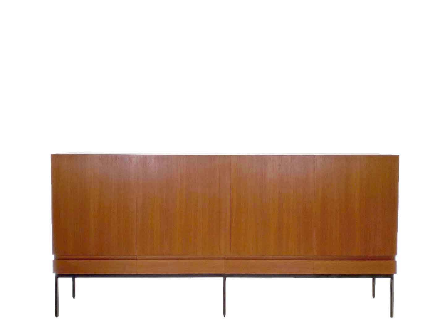 B60 teak highboard by Dieter Waeckerlin for Behr 1950s