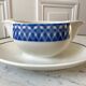 Saucière Digoin Sarreguemines blue 30s