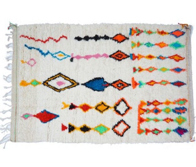 Colorful Berber carpet 245x140cm