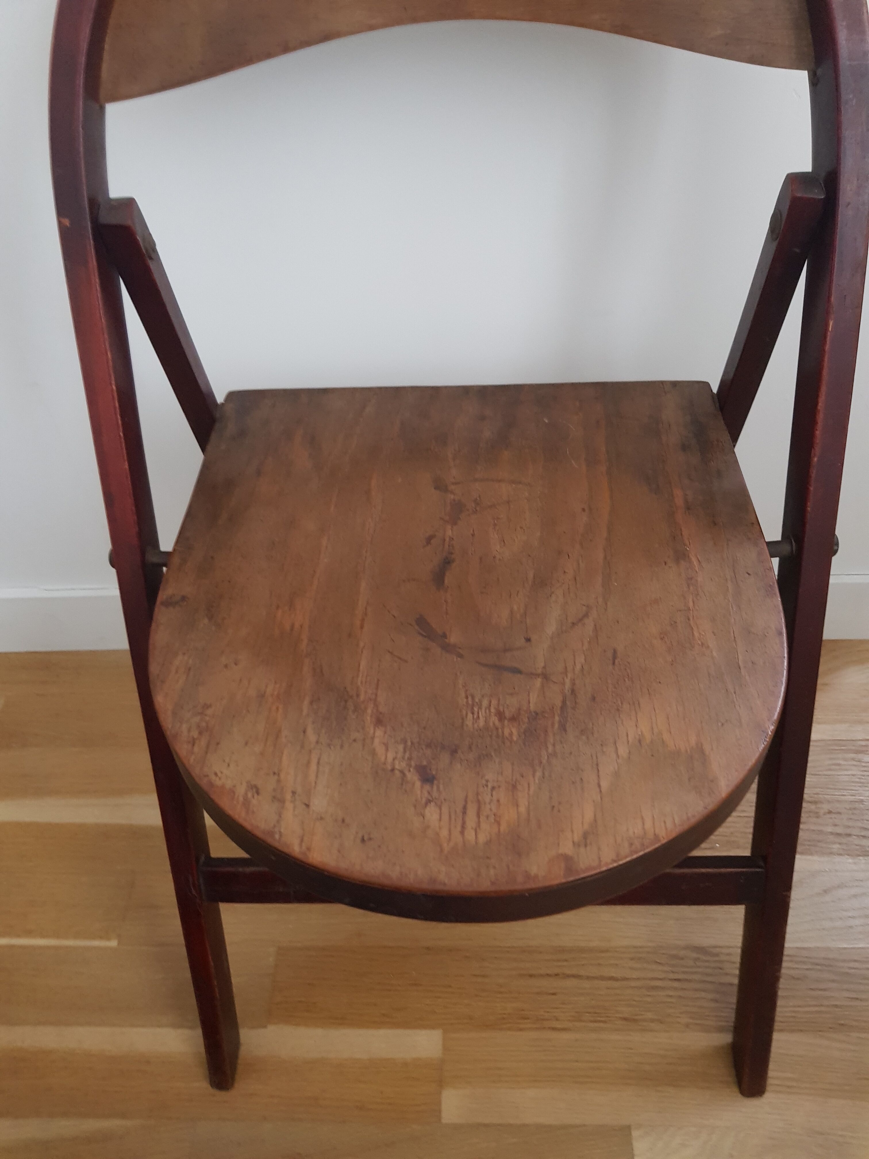 Folding vintage chair