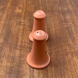 Postmodern ceramic salt and pepper shakers by Gallo Design for Villeroy & Boch, set of 2.