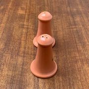 Postmodern ceramic salt and pepper shakers by Gallo Design for Villeroy & Boch, set of 2.