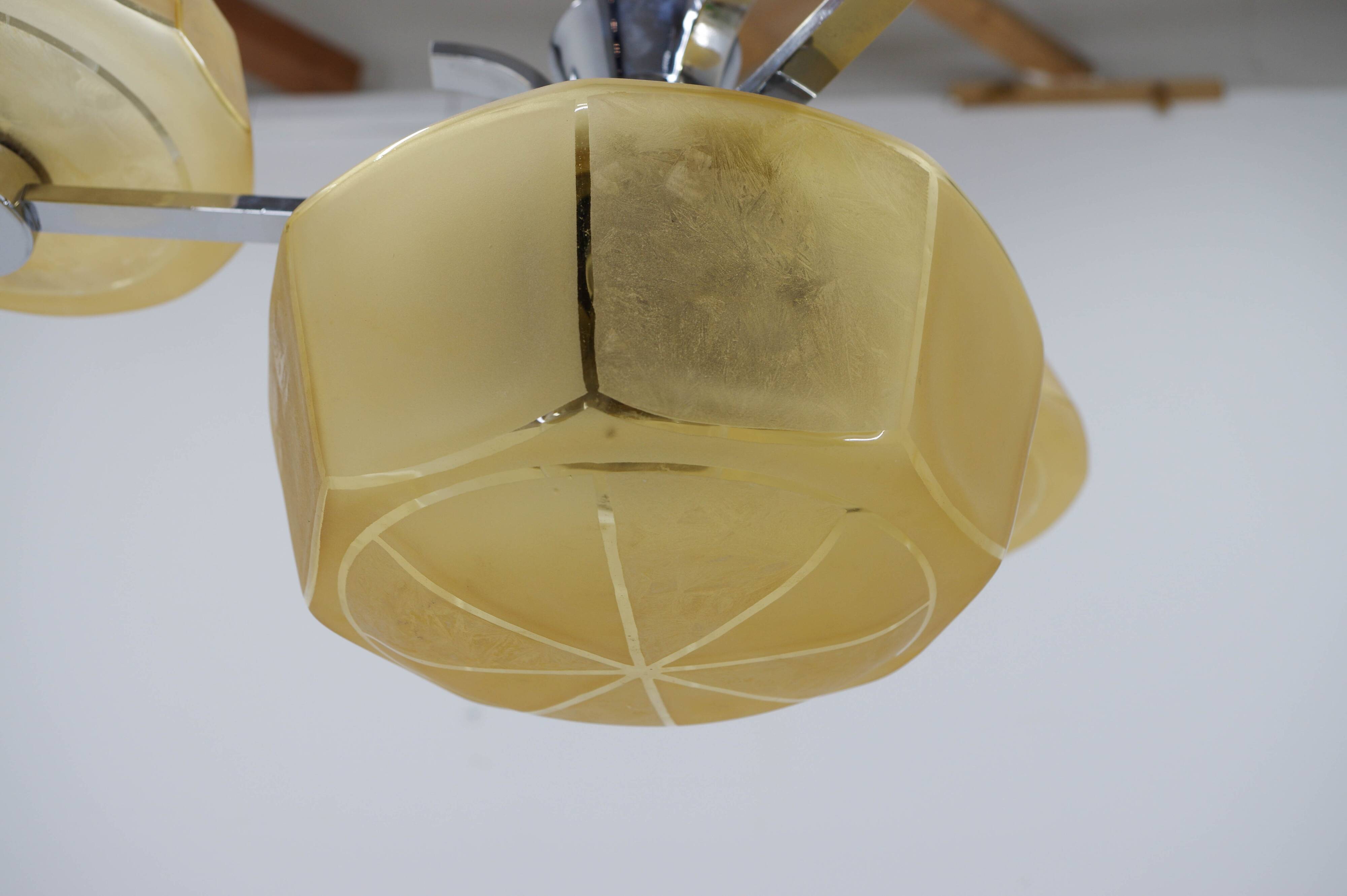 Art Deco Chandelier, 1940s