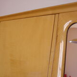 Vintage wardrobe maple feather, 50s