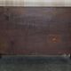 Commode Victorienne Tardive en Bois Dur Pieds Griffe et Boule